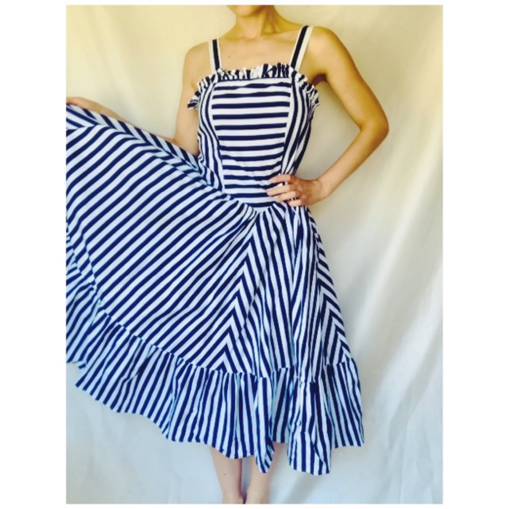 1970s cotton day dress